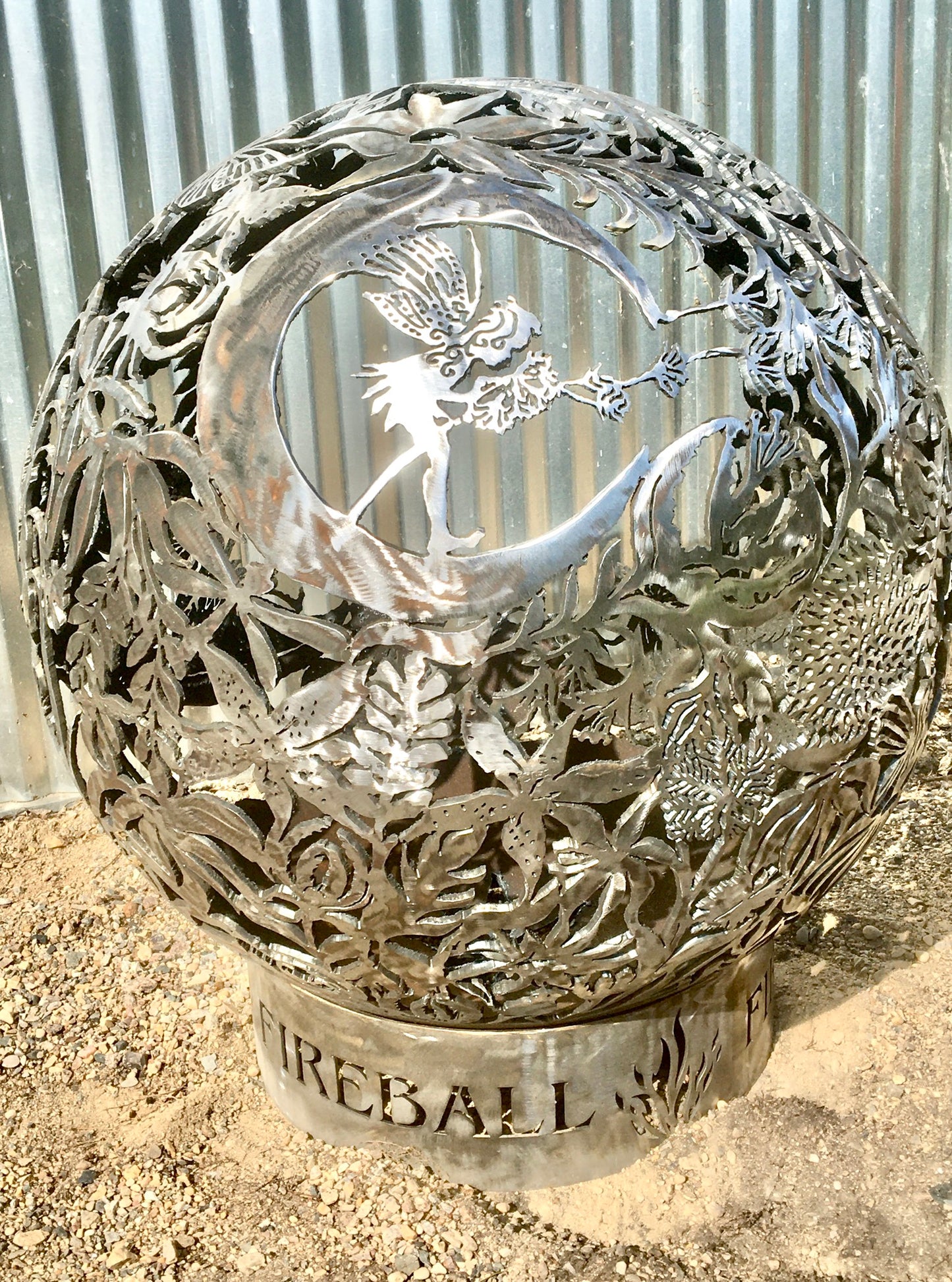 FAIRY GARDEN FIREBALL FIRE PIT 37.5” fireballfirepits.com