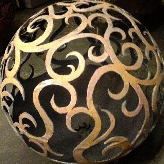WAVES FIREBALL FIRE PIT 37.5” Fireballfirepits.com