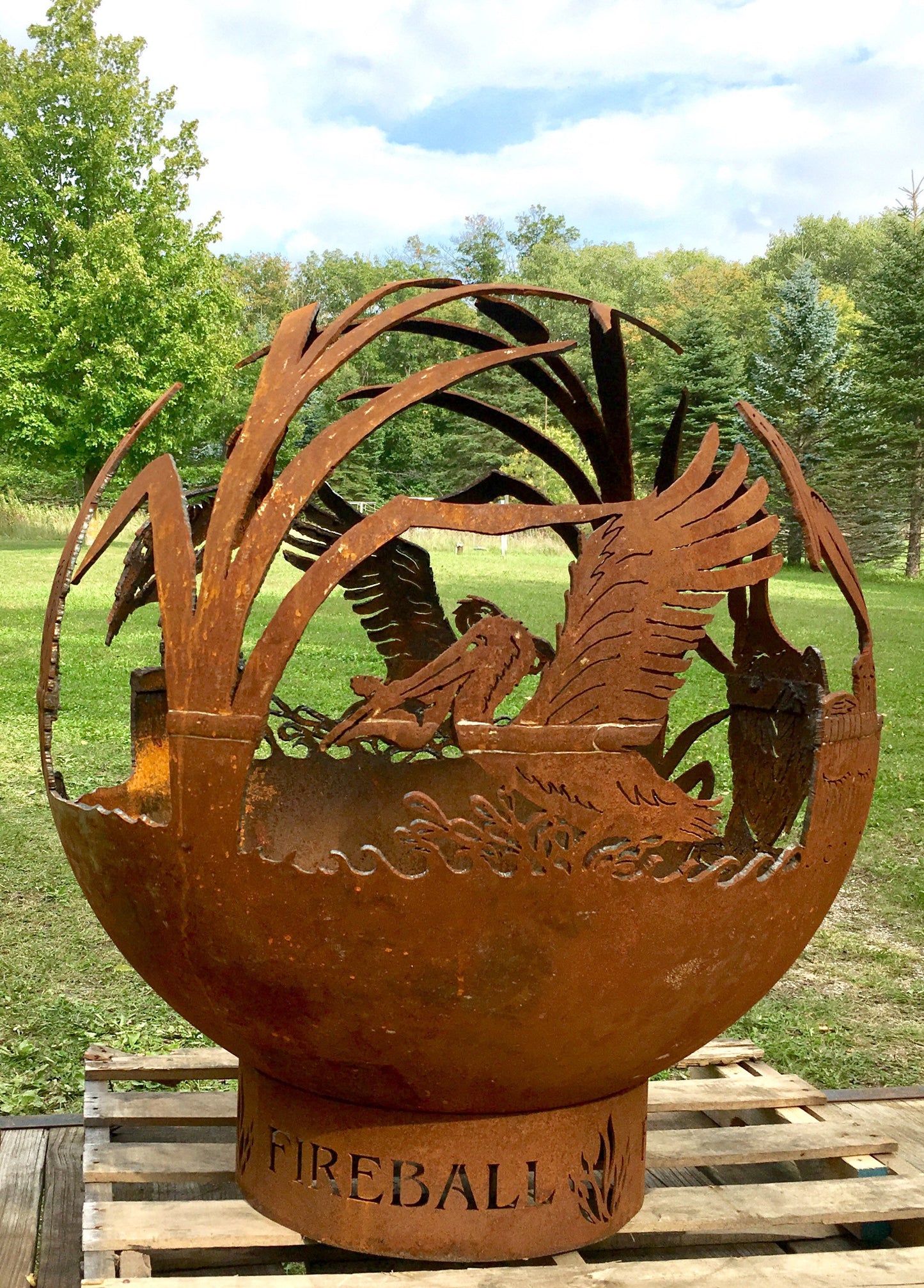 PELICAN FIREBALL FIRE PIT 37.5”