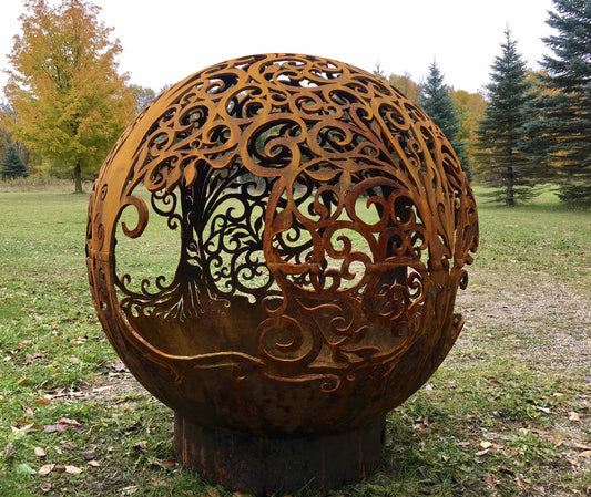 TREE OF LIFE - GIVING TREE FIREBALL FIRE PIT