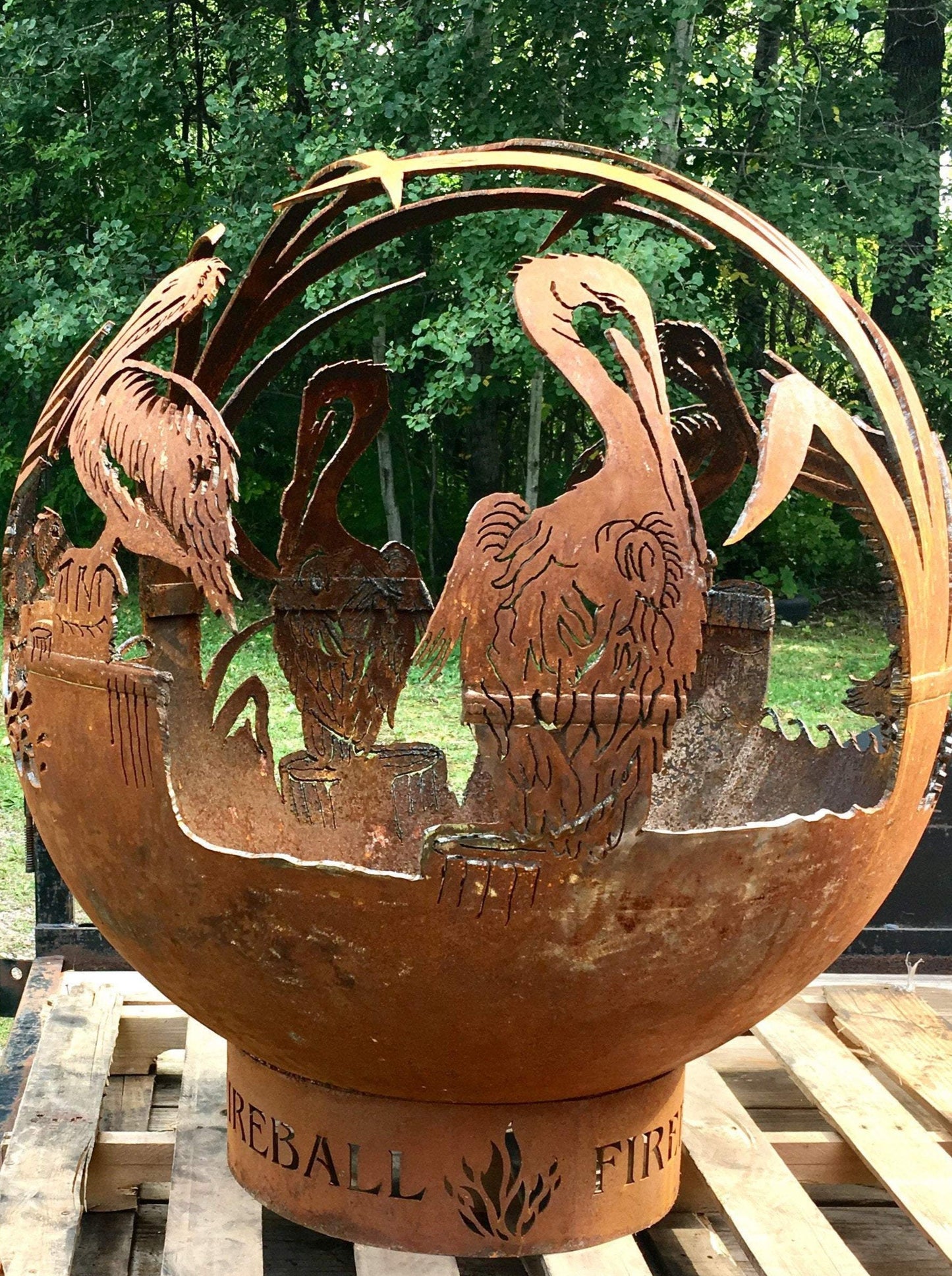 PELICAN FIREBALL FIRE PIT 37.5”