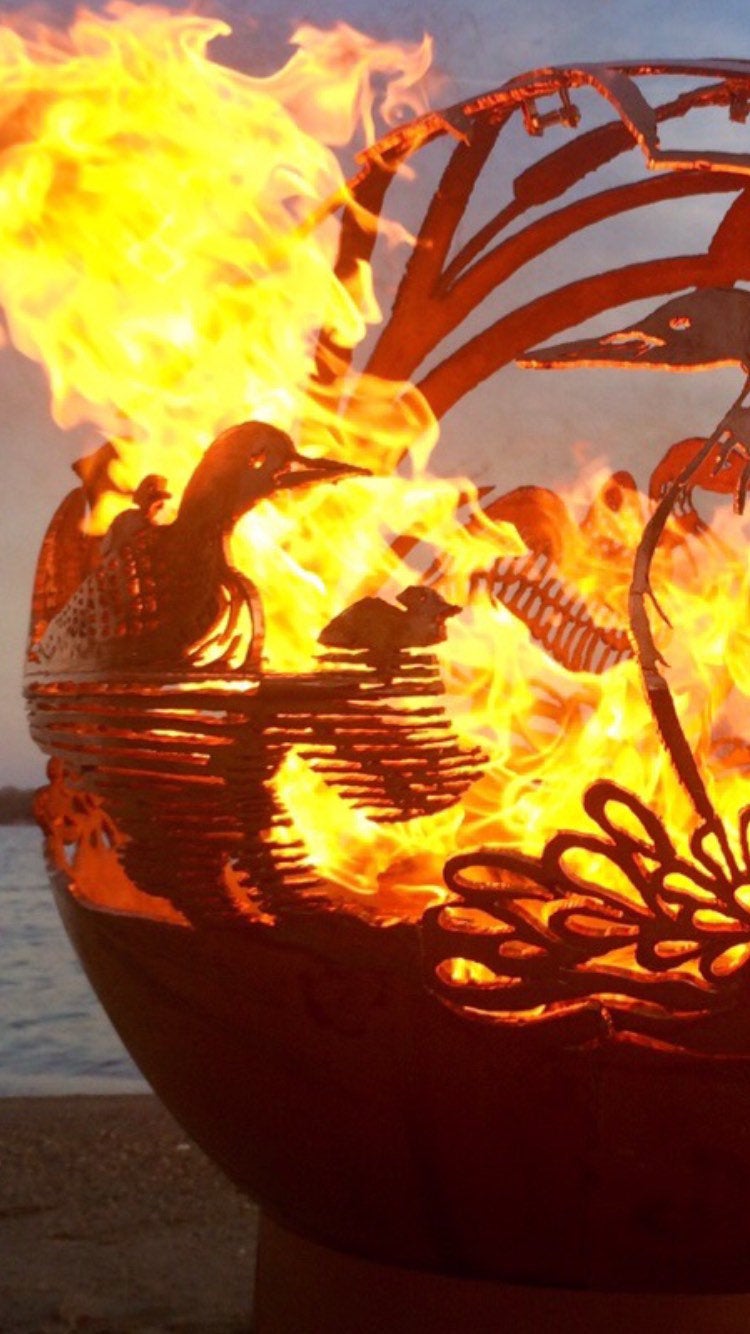 PELICAN FIREBALL FIRE PIT 37.5”